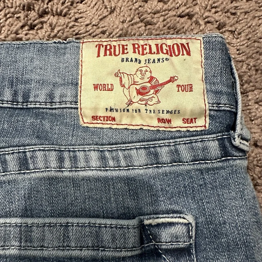 True‎ Religion Men's Rocco Relaxed Skinny Stretch Denim 40x32 Y2K Streetwear